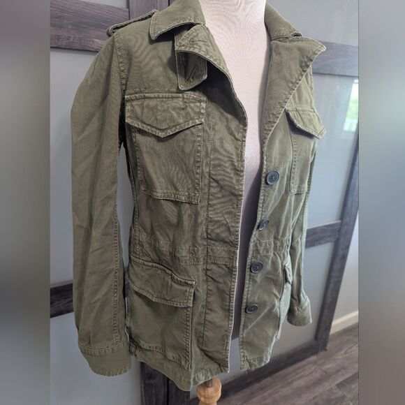 Madewell Outbound Jacket khaki casual women's size S - Picture 3 of 5